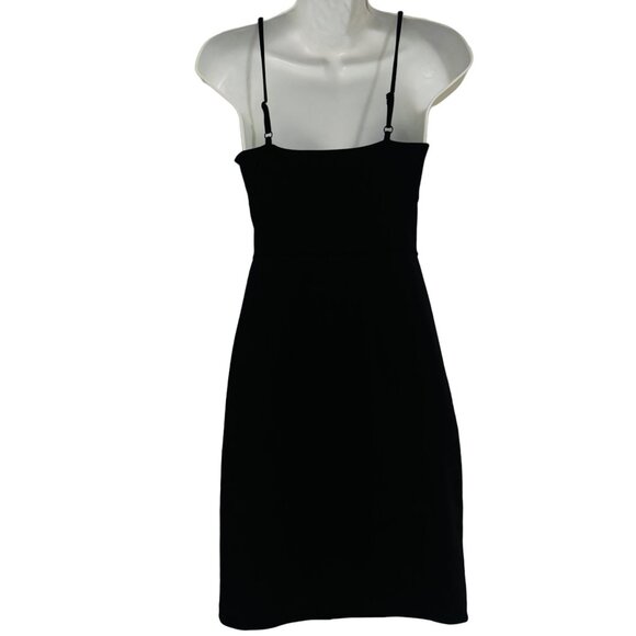 Express womens mini dress size XS/TP Black color adjustable straps lining - Picture 2 of 15